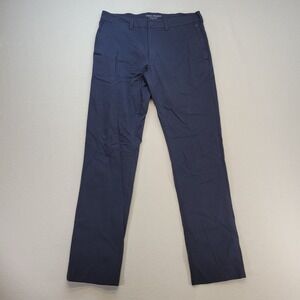 Mack Weldon Pants Mens 30x32 Blue Maverick Tech Chino Stretch Performance